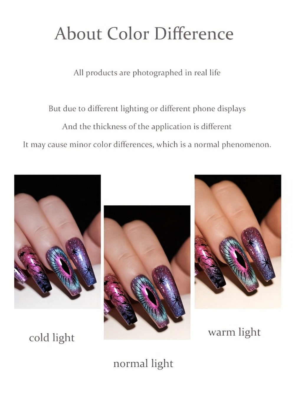 Cat Eye Gel Polish Set 6 Colors Holographic Magnetic — Dynamic Elf Reflective Soak Off UV LED Nail Gel 0.51oz Each | Multidimensional Light-Shifting Sparkle for Salon & Home Nail Art | Long-Lasting Chip-Resistant