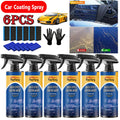 3-In-1 Nano Coating Spray Designed for Vehicles - Car Coating Liquid for Waterproof Gloss, Scratch Removal And Long-Lasting Protection, Easy Spray-On Formula, Enhance Car Protection And Repair, Creating a Durable Protective Layer (6pcs)