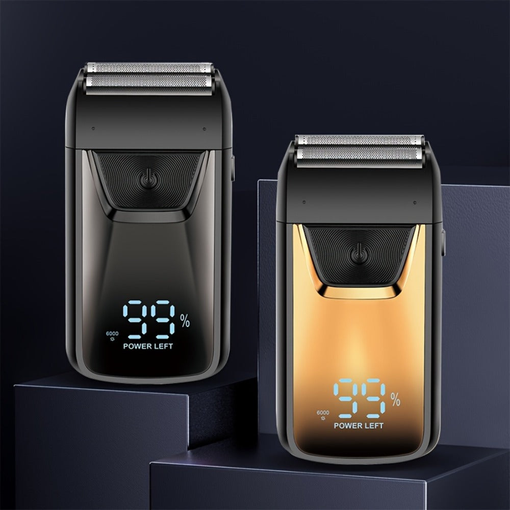 Men's Electric Shaver Rechargeable – Professional Hair Trimmer for Men, Household Cordless Electric Razor, Father's Day Gift & Everyday Grooming