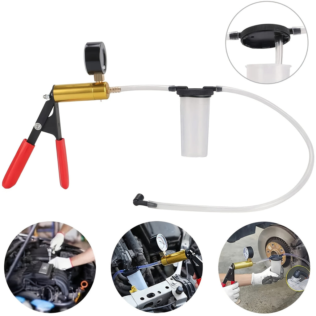 Brake Bleeder Kit with Vacuum Pressure Pump Tester for Auto