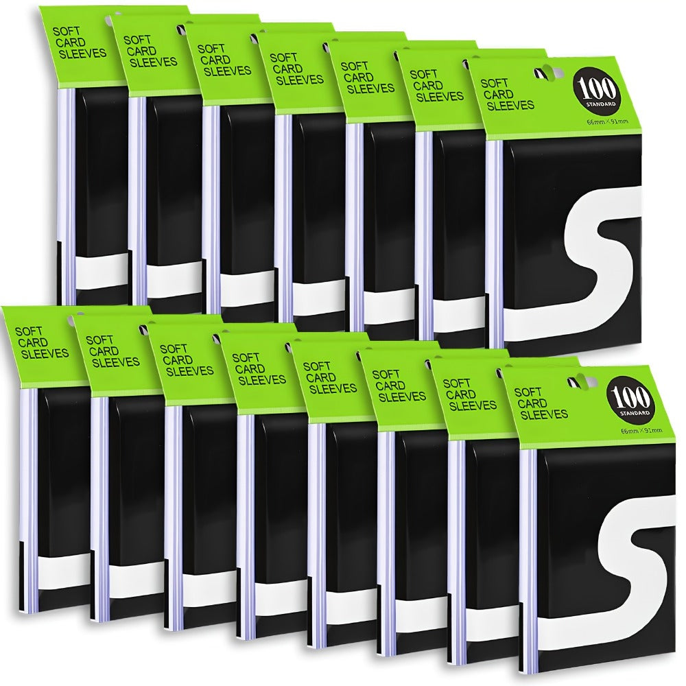 Penny Sleeves Trading Card Sleeves Bulk – Clear Soft Plastic Protector for Pokemon, Sports, Baseball, Football & Game Cards | 700 / 1500 / 2200 / 3800 / 5400 Count