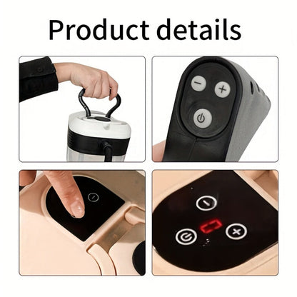 High Temperature Pressurized Steam Cleaner Handheld Portable Steam Cleaning Machine Set with Brush Heads & Glass Scraper - Multi-Surface for Kitchen, Bathroom, Furniture, Car & Tile Grout, Multiple Colors