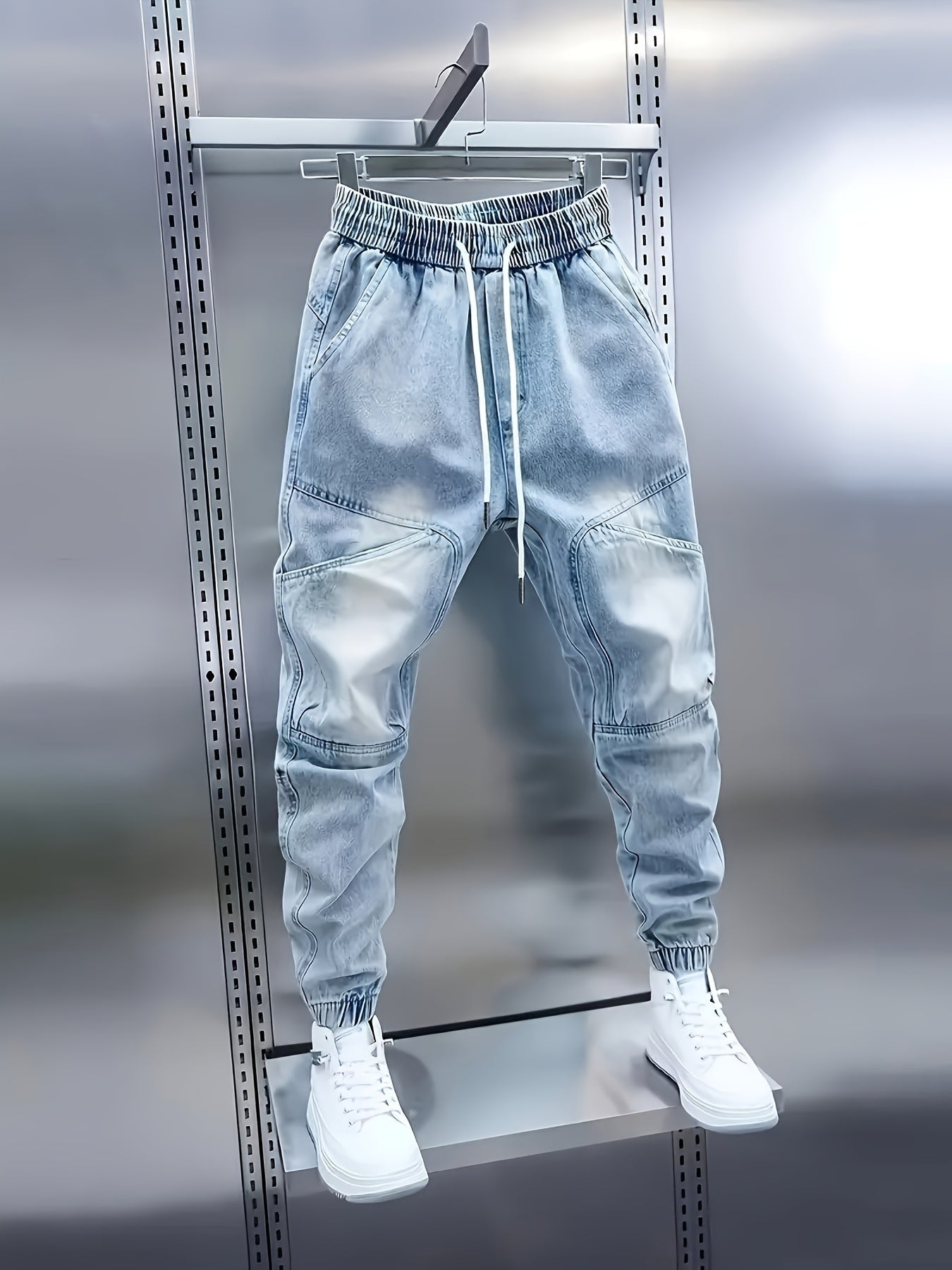 Women's Jeans - Light Blue Stretch Travel