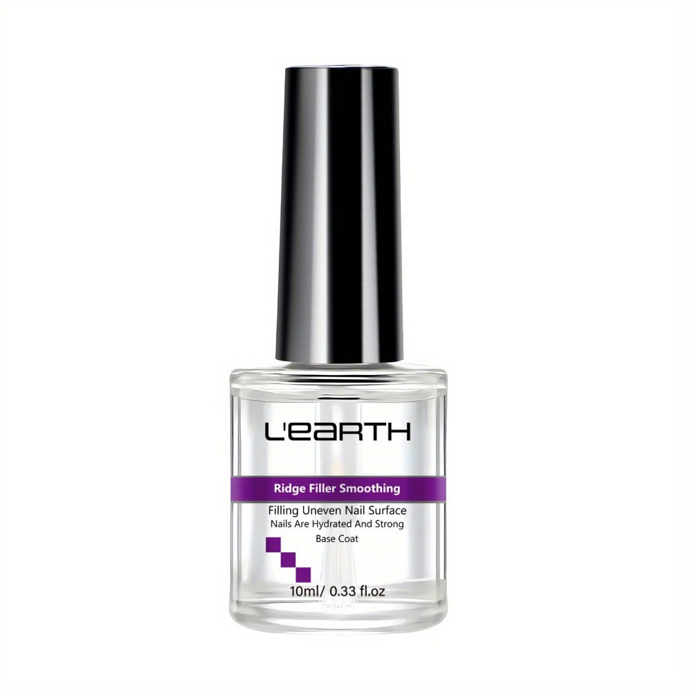 Nail Strengthening Polish 10ml Glycerin & Hyaluronic Acid Formaldehyde-Free — Hardener Treatment for Thin Brittle Weak Nails Fast Results, Light Beige Sheer Base Coat for Fingernails Toenails Women