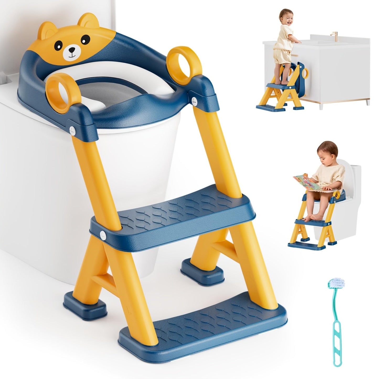Potty Training Seat - Non-Slip Toilet Upgraded 2-In-1