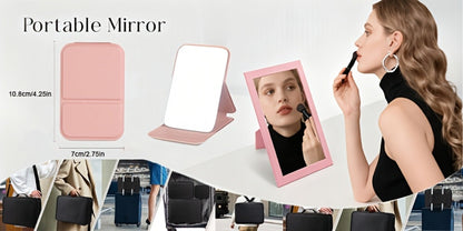 Professional Makeup Train Case 3-Layer 15.8 Inch Large Cosmetic Organizer with Adjustable Dividers Brush Holder Shoulder Strap for Makeup Artist Travel Studio Black