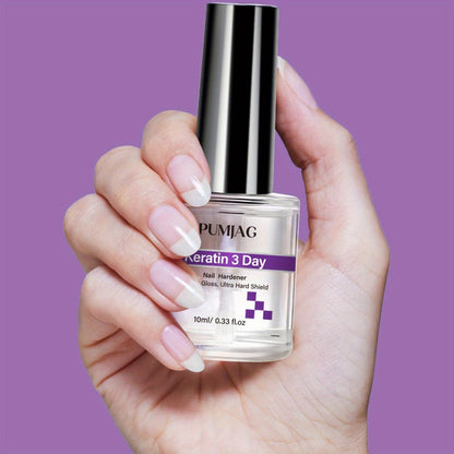 Nail Strengthening Oil Serum – 3-Day Manicure Treatment with Biotin, Vitamin A E C & Calcium for Brittle Nails | Formaldehyde-Free Nail Repair & Growth Serum 0.34oz