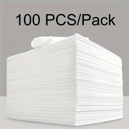 Disposable Bed Sheets 100 Pack Non-Woven Massage Table Cover Single Use Stain Resistant Spa Sheets for Massage Therapists Estheticians Salons Hotels Tattoo Artists White Pink