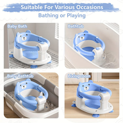 Baby Bath Seat - Non-Slip Soft Months Seats