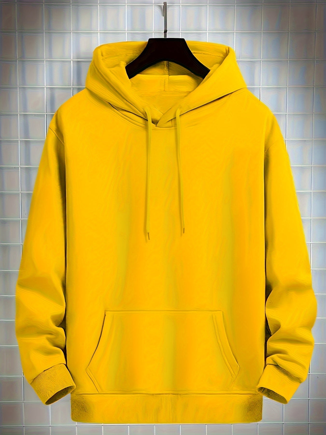 Men's Versatile Graphic Pullover Hoodie