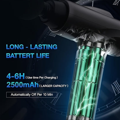 Massage Gun Deep Tissue – Handheld Electric Muscle Massage Gun for Full Body, Back, Neck & Arm Relief, Percussion Massager for Sports & Fitness Recovery, Gift for Men Women Parents