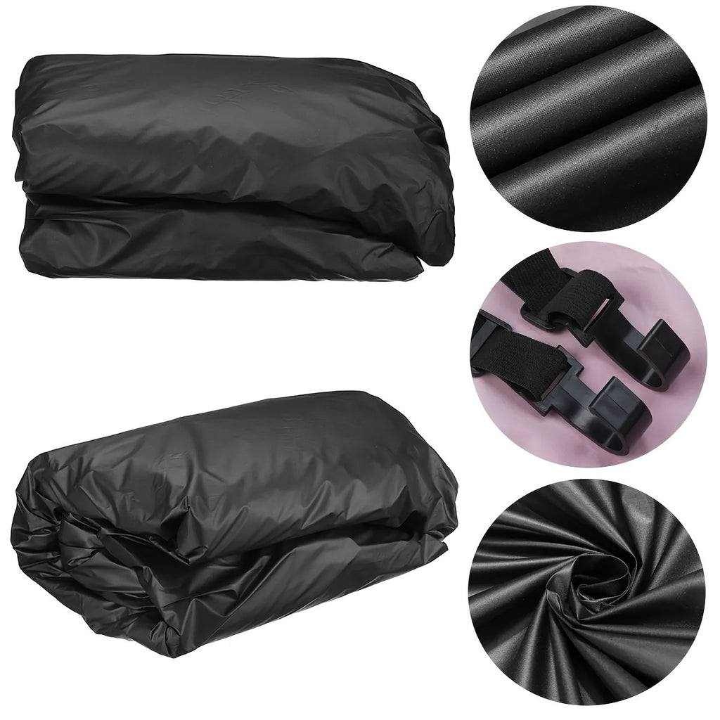 RV Roof Cover for All Motorhomes, Travel Trailers, Campers, Caravans - Polyester Fiber Protective Cover with UV, Dust, Snow, Frost, Leaf Protection - Includes Lightweight Storage Bag