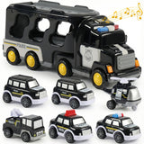 Black Police Car