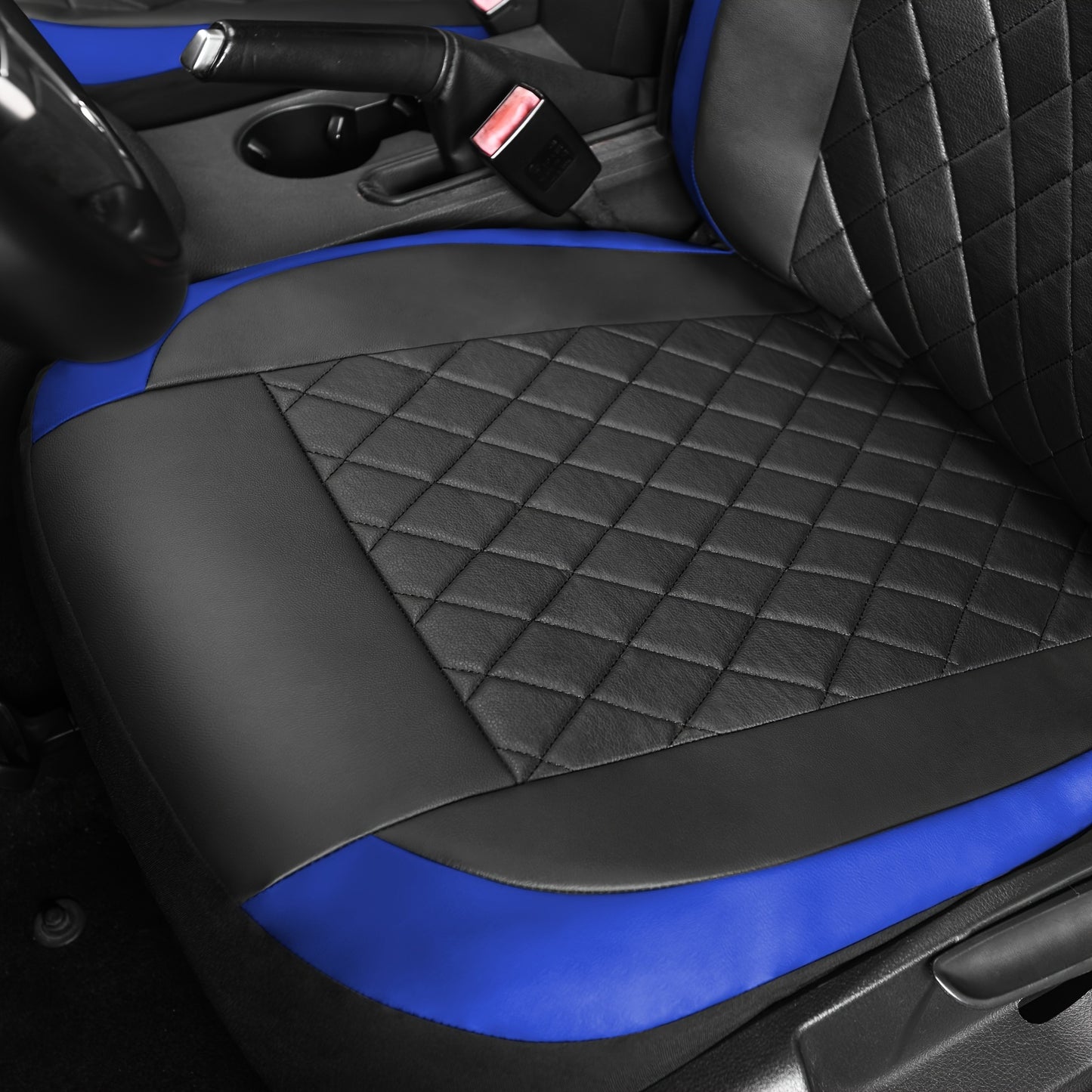 Full Set Car Seat Covers Faux & Napa Leather – 5-Seat Universal Fit for SUV, Truck, Jeep & BMW, Front & Rear Bench, Split-Compatible, Cushioned, Scratch-Proof, Multiple Colors