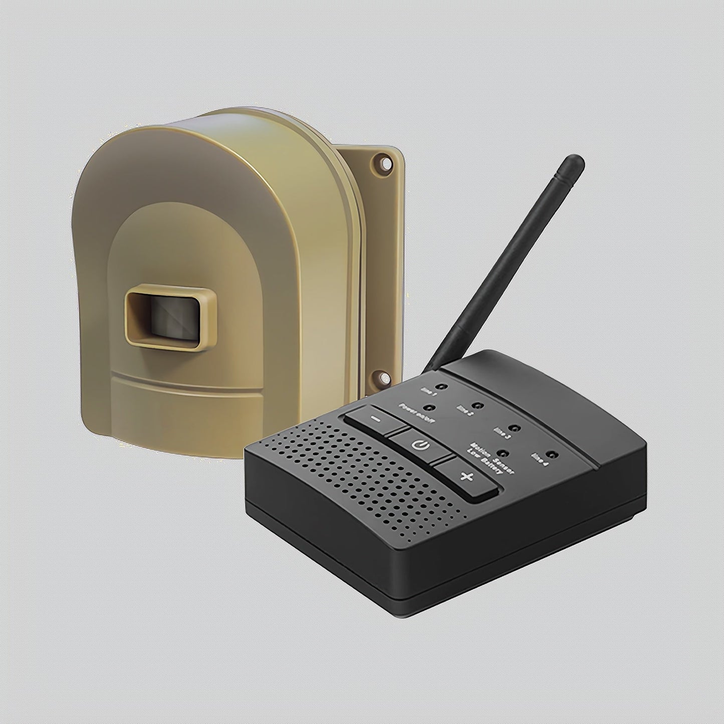 Driveway Alarm Wireless Sensor System 1/2 Mile Range – Motion Sensor Detector for Home, Mailbox & Perimeter Security, Battery Operated, 38 Ringtones