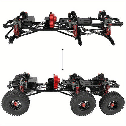 1.9" Beadlock Wheel Rims for RC Crawler 4pcs – Aluminum Alloy Metal Hub Upgrade Set for Axial SCX10 SCX10 III CC01 D90 TRX4 TRX6 1/10 Scale Rock Crawler