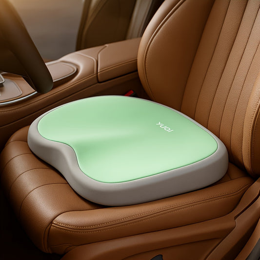 Ergonomic Memory Foam Seat Cushion, Adjustable Hip And Lumbar Support for Enhanced Comfort, Suitable for Office Home Car And Long-Distance Driving, Portable And Available In Random Colors
