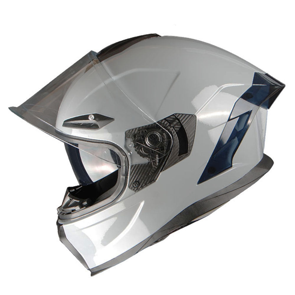 Full Face Motorcycle Helmet DOT Approved – Dual Visor Anti-Fog Pinlock Shield, Street Bike Adult Helmet with Sun Inner Shield, Aerodynamic Thermoplastic Shell, S/M/L/XL