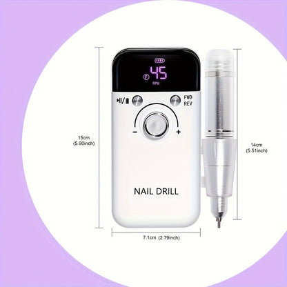 UV LED Nail Lamp 30 LEDs Infrared Auto Sensor with 3 Timer Modes 5s/30s/60s – Detachable Magnetic Base Gel Polish Curer for Hands & Feet, Painless Low-Heat Curing for Home & Salon, Pink White