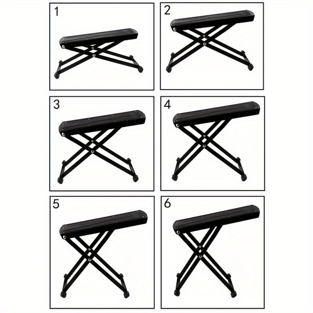 Adjustable Pedicure Footrest Stand 4-6 Level Non-Slip Portable Foot Rest for Nail Care – Professional Manicure Pedicure Tool for Salon & Home Use, Thickened Widened Pro Version Available