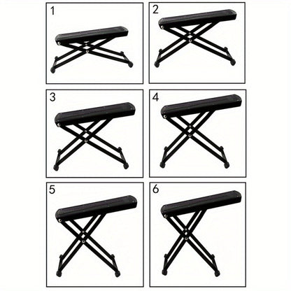 Adjustable Pedicure Footrest Stand 4-6 Level Non-Slip Portable Foot Rest for Nail Care – Professional Manicure Pedicure Tool for Salon & Home Use, Thickened Widened Pro Version Available