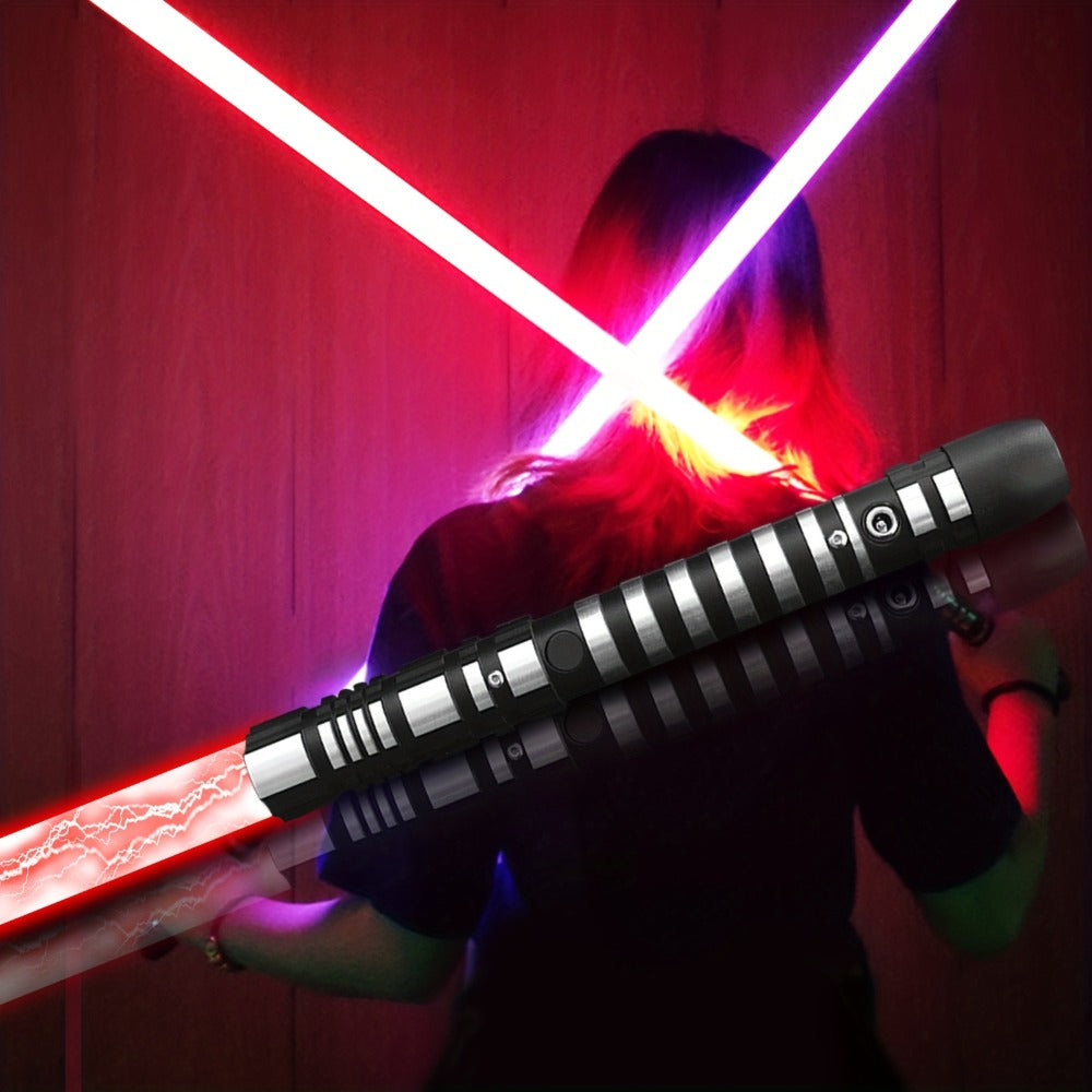 RGB Light Saber Toy with 16 Color Change & 3 Movie Sound Effects – Dark Phantom Lightsword for Kids & Beginners, Cool Night Party Saber, Birthday Gift for Boys Girls Friends