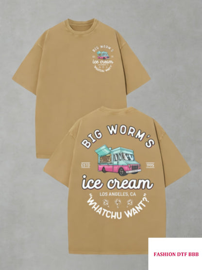 Men's Graphic T-Shirt - Crew Neck Short Sleeve Travel Style 655141