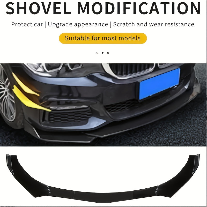 Tail Wing Exterior Body Kit|Rear Wing Kit|Universal Front Bumper Lip Kit|Rear Diffuser|Sedan Rear Trunk Lid Wing|Car Spoilers|Car Modification Tail Decoration|ABS| Universal|Providing Excellent Aerodynamics|Car Accessories|Thicker Version