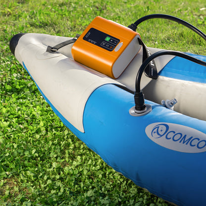 Smart High-Pressure Air Pump, LCD Auto-Stop & USB Fast Charge