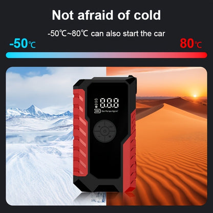 Car Jump Starter 10000A with 150PSI Tire Inflator – 7-in-1 Emergency Battery Booster Pack, 5000A Peak, 10000mAh Power Bank, LED Light, USB Charging, for 12V Vehicles up to 8.0L Gas & 7.0L Diesel