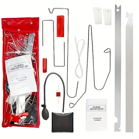 9+1 Air Bag Professional Car Tools Car Emergency Repair Door Tool Kit