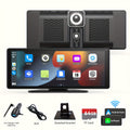 9inch Portable Wireless Carplay Car Stereo, 7" HD Touchscreen for Car with CarPlay & Android Auto with Mirror Link/Backup Camera/Wireless/Navigation/AUX for All Vehicles