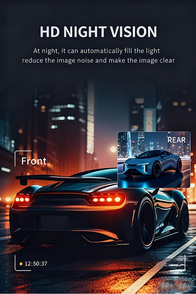 This Is a Comprehensive Driving Recorder Set Featuring Four Lenses, Offering 360-Degree Coverage with 1080P Resolution for The Front And 720P for The Rear, Sides, And Full Display. It Includes High-Definition Night Vision, WDR, G Sensor