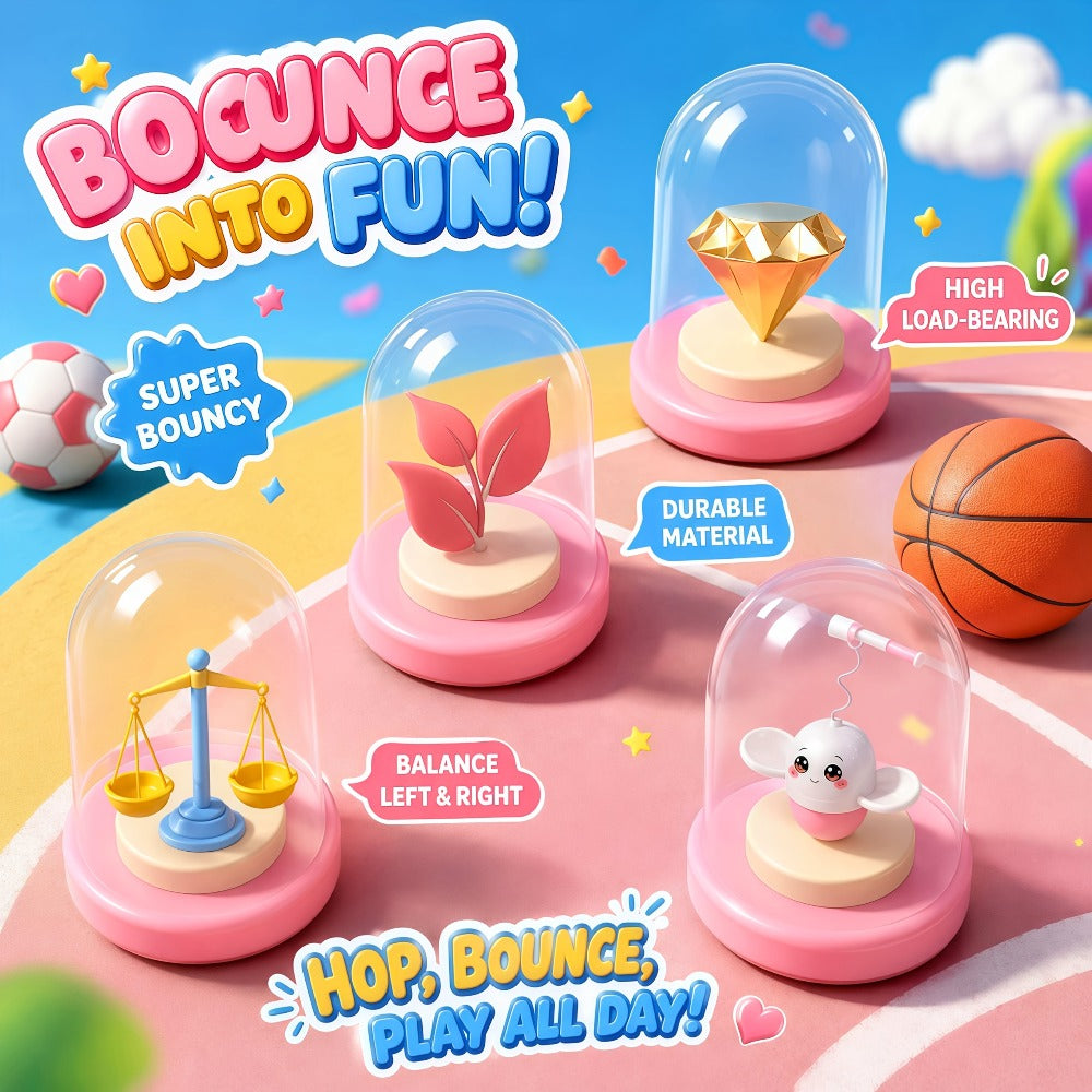 LED Light Up Bouncing Ball for Kids – Colorful Illuminated Balance Toy for Indoor & Outdoor Play | Fun Pink & Interesting Black | Best Gift for Boys and Girls