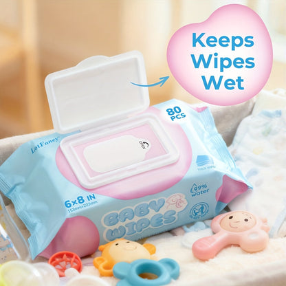 Baby Wipes - 8-pack Wet EDI Pure