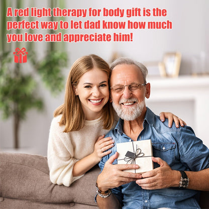 Red Light Therapy for Face & Body – 660nm Red Light & 850nm Infrared LED Lamp with Stand, Skin Rejuvenation, Anti-Aging & Pain Relief Device, Self-Care Gift for Women & Men, Birthday & Holiday Gift