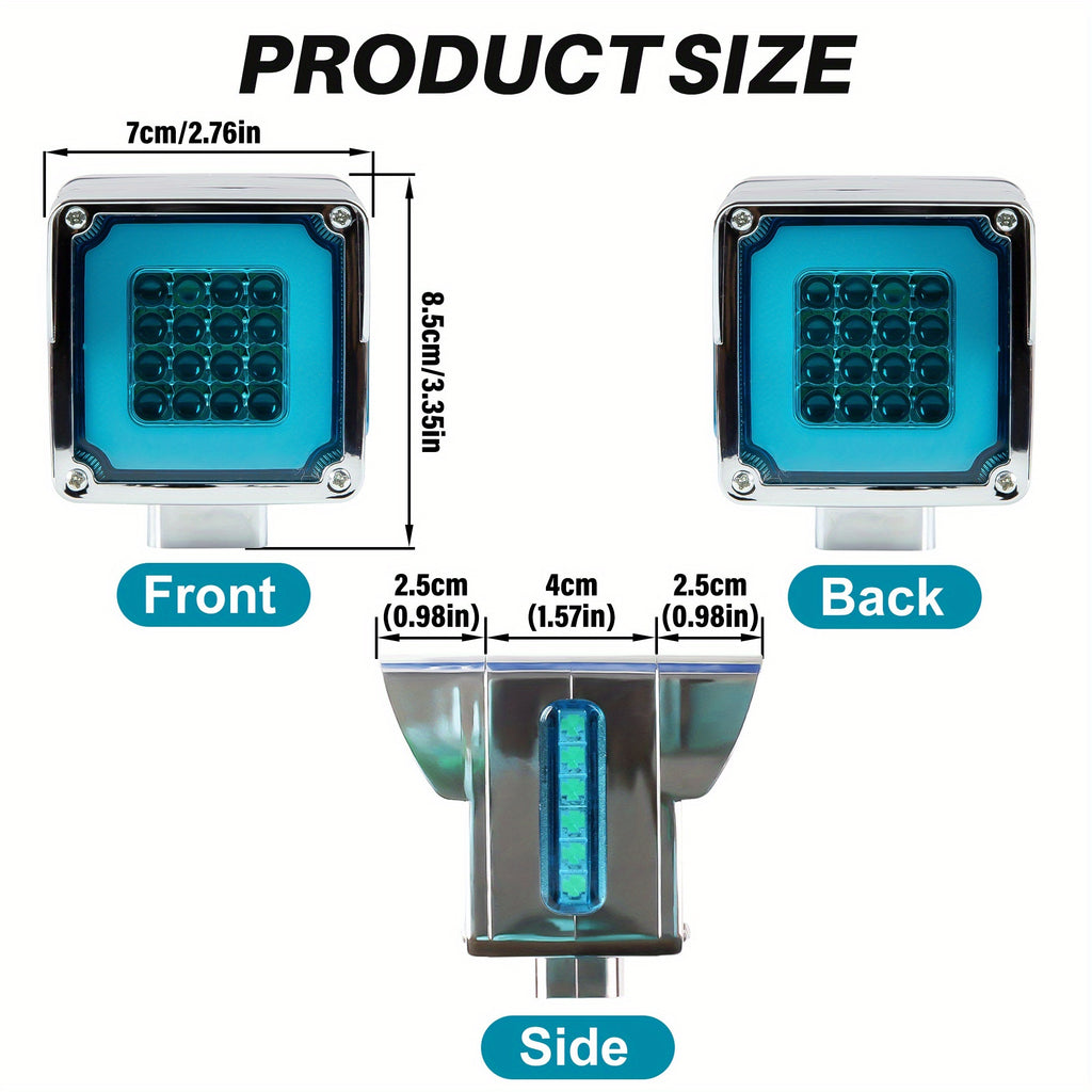 Truck Side Lights, Indicator Lights, Side Lights, LED Lights, Signal Lights, Car Lights, Square Lights