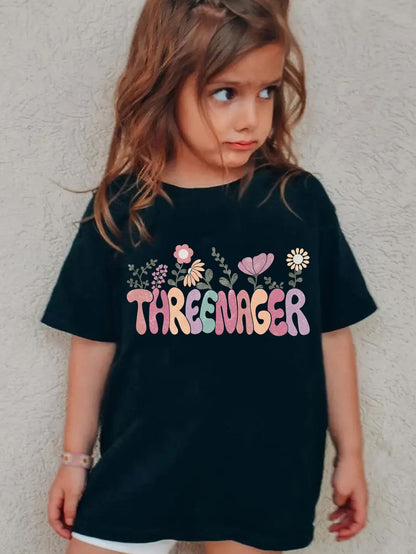 Girls' Floral T-Shirt - Everyday Style