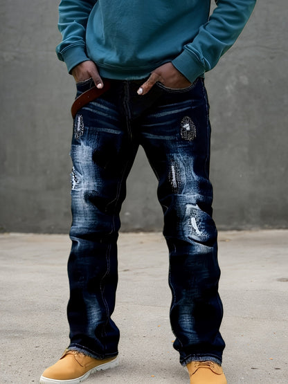 Men's Slim Fit Jeans - Classic Wash Clean Finish Travel