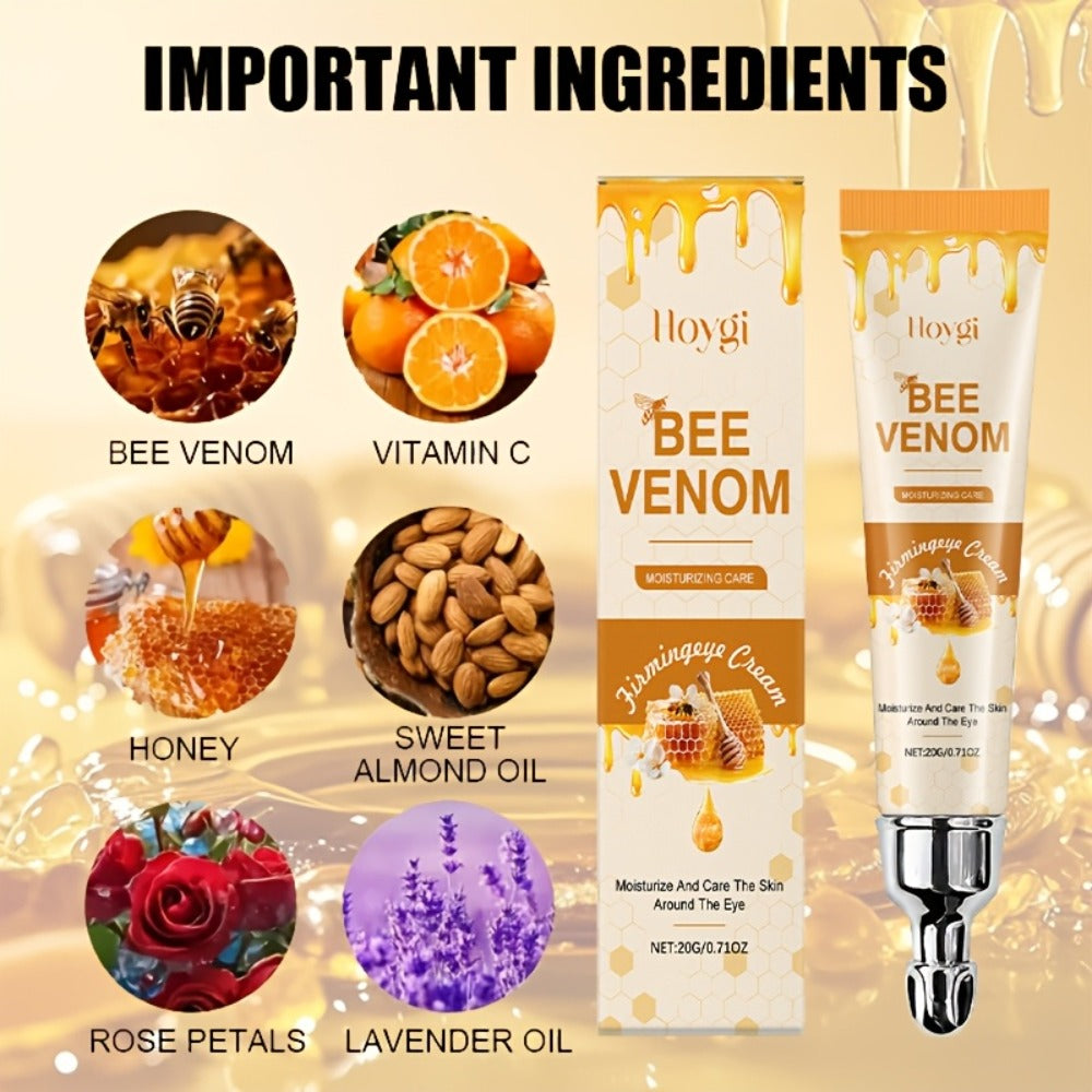 Eye Lifting Gel 2 Pack – Bee Venom Instant Firming & Tightening Eye Cream, 60-Second Lift for Fine Lines, Dark Circles & Puffiness, Caffeine, Retinol & Hyaluronic Acid, 20g Each, Gift for Her