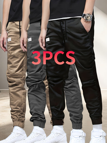 Men's Jogger Pants - Drawstring Waist With Pockets Weekend Style