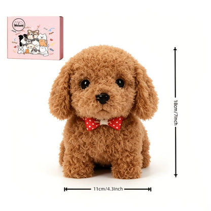 Interactive Robotic Dog Plush Toy — Electric Walking Talking Pet Dog with Realistic Sounds & Movements for Kids Boys Girls Toddlers | Smart STEM Educational Toy | Birthday Christmas Easter Gift