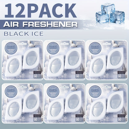 Air Freshener Odor Eliminator for Home Closet Bathroom Pets Small Space 0.25oz Up to 30 Days 6 Scents Eucalyptus Lavender Hawaiian Peach Black Ice Linens Sky 2 6 or 12 Pack