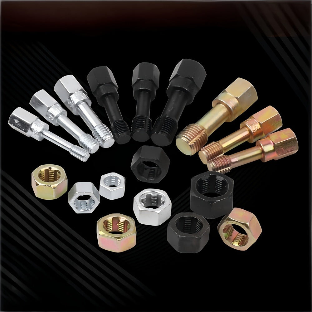 Thread Repair Kit 48-Piece – UNF UNC & Metric Tap and Die Rethreading Set, SAE & Metric Thread Chaser for Bolt & Nut Repair, Color-Coded with Storage Case