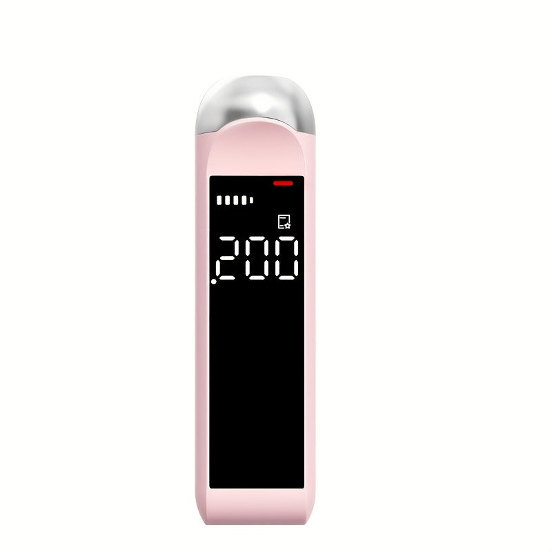 Rechargeable Breathalyzer Alcohol Tester – Professional Digital Breath Alcohol Detector, Portable Personal Breathalyzer with LCD Display, Available in Green, Black & Pink