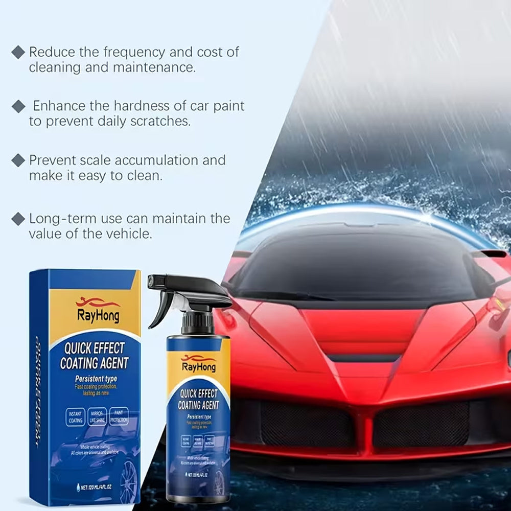 3-In-1 Nano Coating Spray Designed for Vehicles - Car Coating Liquid for Waterproof Gloss, Scratch Removal And Long-Lasting Protection, Easy Spray-On Formula, Enhance Car Protection And Repair, Creating a Durable Protective Layer (6pcs)