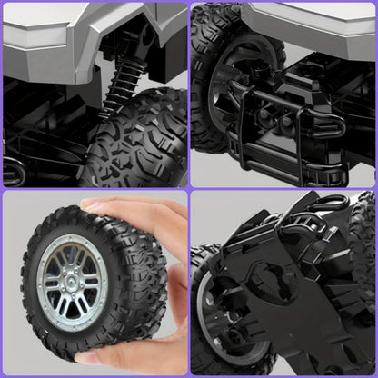 1:16 RC Monster Truck 2.4GHz 4WD Large Wheel Off-Road Pickup with LED Lights 45° Climb – All-Terrain Remote Control Car for Boys Kids – Birthday Christmas Gift