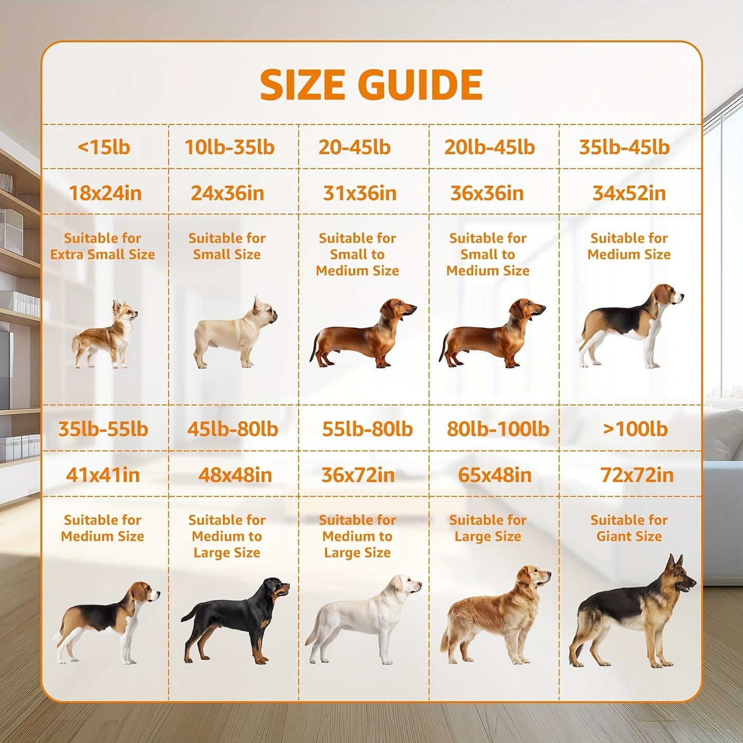 Washable Dog Pee Pads Reusable – Super Absorbent Non-Slip Puppy Training Pads with Bone Print for Potty Training, Whelping, Crate, Couch & Travel | Machine Washable Pet Pads