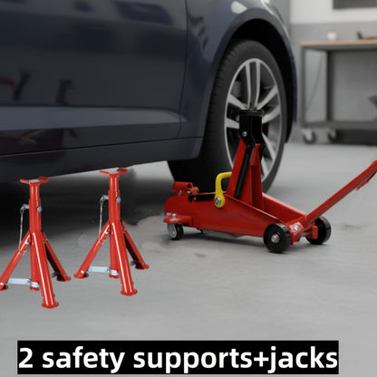 [Jack Stand & Hydraulic] 3-Ton Jack Stand (2-Pack) Or 2-Ton Horizontal Hydraulic Jack, Floor Jack for Vehicle Maintenance, Suitable for Auto Repair
