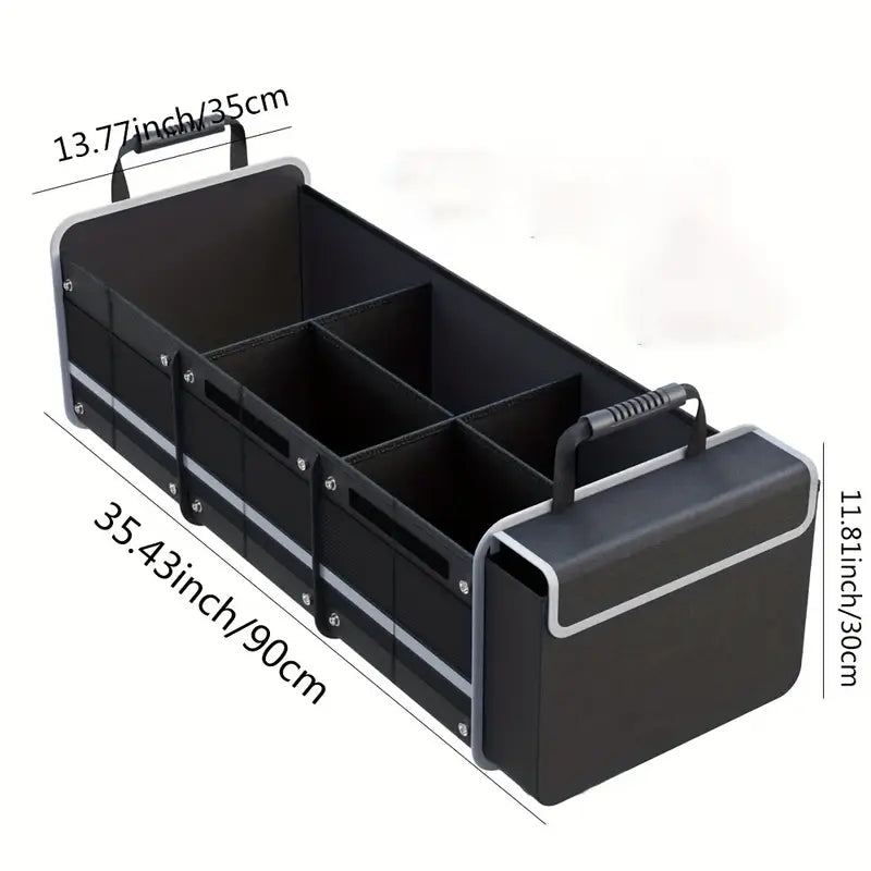 Organize Your Car with This Foldable Car Trunk Organizer and Small Storage Bag